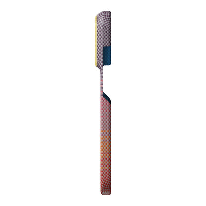 iPhone 18 Pro Kılıf M-safe Şarj Özellikli Aramid Fiber Pitaka Sunset 2.0 California Dream Serisi Kılıf