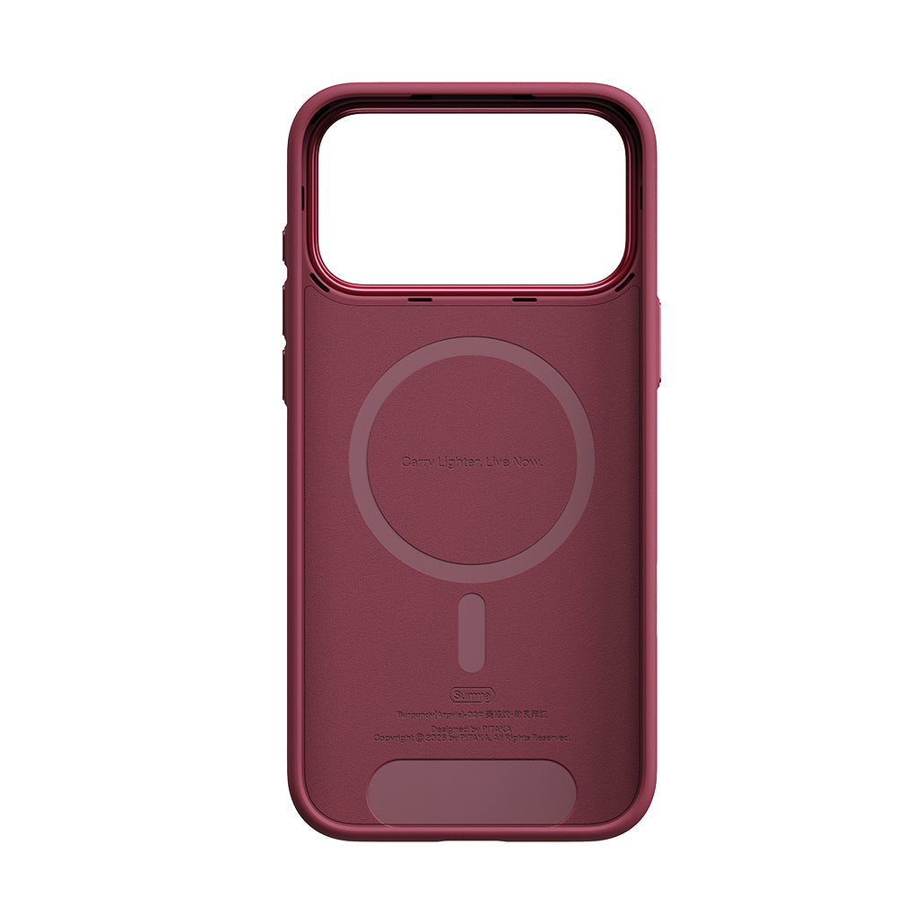 iPhone 18 Pro Kılıf M-safe Şarj Özellikli Aramid Karbon Fiber Pitaka Argyle Serisi Summa Kılıf