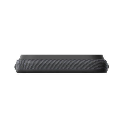 iPhone 18 Pro Kılıf M-safe Şarj Özellikli Aramid Karbon Fiber Pitaka Military-Grade Classic Serisi New Logo Black-Grey Twill Kılıf