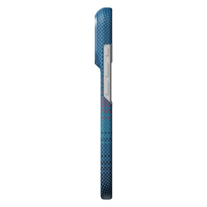 iPhone 18 Pro Kılıf M-safe Şarj Özellikli Aramid Karbon Fiber Pitaka Moonrise 2.0 Nights Serisi Kılıf