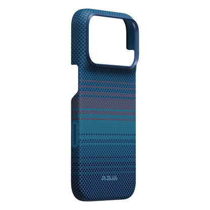iPhone 18 Pro Kılıf M-safe Şarj Özellikli Aramid Karbon Fiber Pitaka Moonrise 2.0 Nights Serisi Kılıf