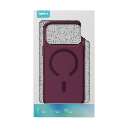 iPhone 18 Pro Kılıf M-Safe Şarj Özellikli Benks C-Magnet Lucid ArmorPro Kılıf