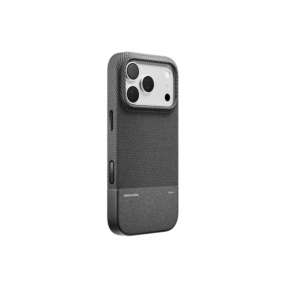 iPhone 18 Pro Kılıf M-safe Şarj Özellikli Deri Dokulu Native Union RE Classic Serisi Kılıf