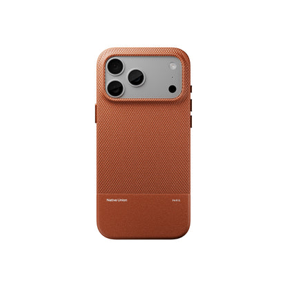 iPhone 18 Pro Kılıf M-safe Şarj Özellikli Deri Dokulu Native Union RE Classic Serisi Kılıf