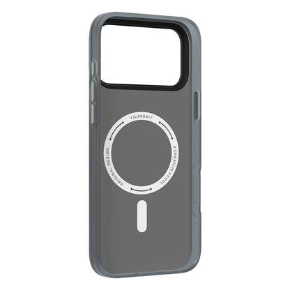 iPhone 18 Pro Kılıf M-safe Şarj Özellikli Kamera Denetim Butonlu Youngkit Technology Serisi Kılıf