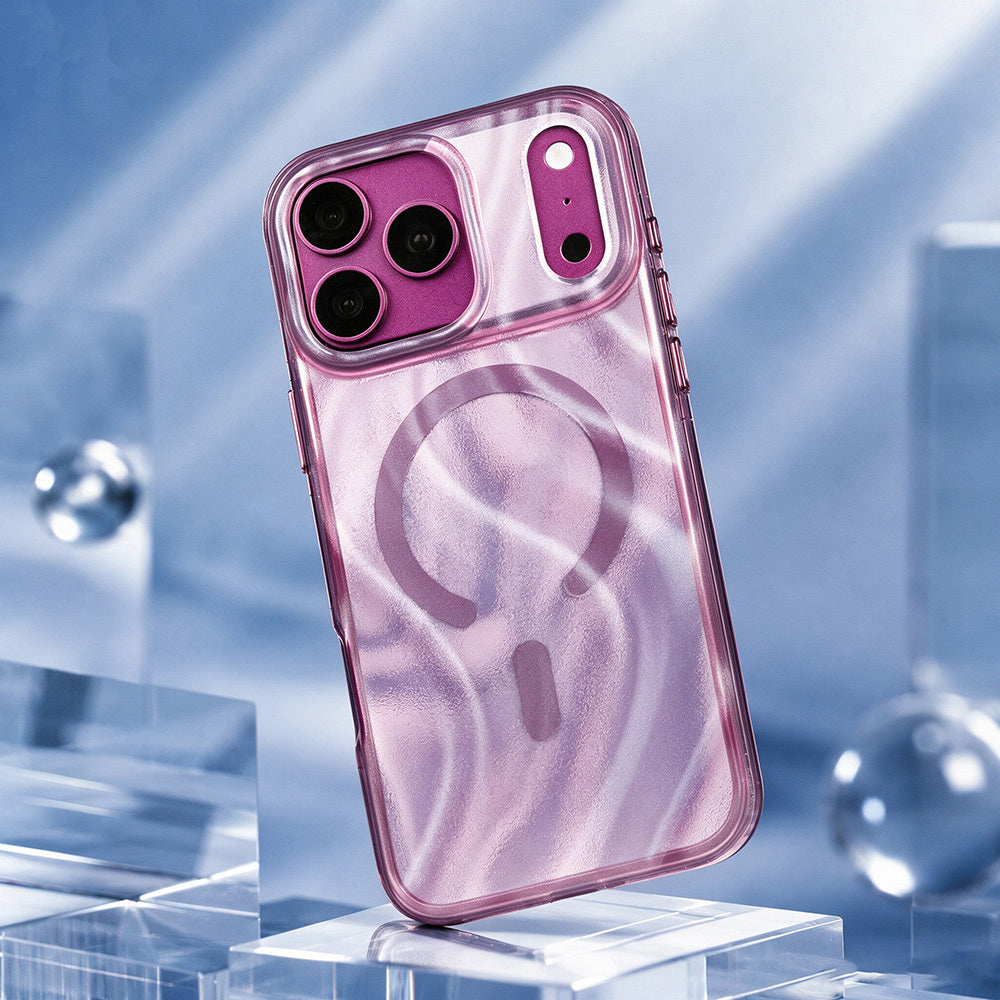 iPhone 18 Pro Kılıf M-safe Şarj Özellikli Mutural Glow Desert Serisi Kılıf
