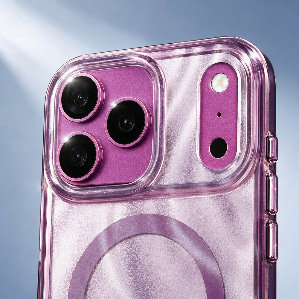 iPhone 18 Pro Kılıf M-safe Şarj Özellikli Mutural Glow Desert Serisi Kılıf