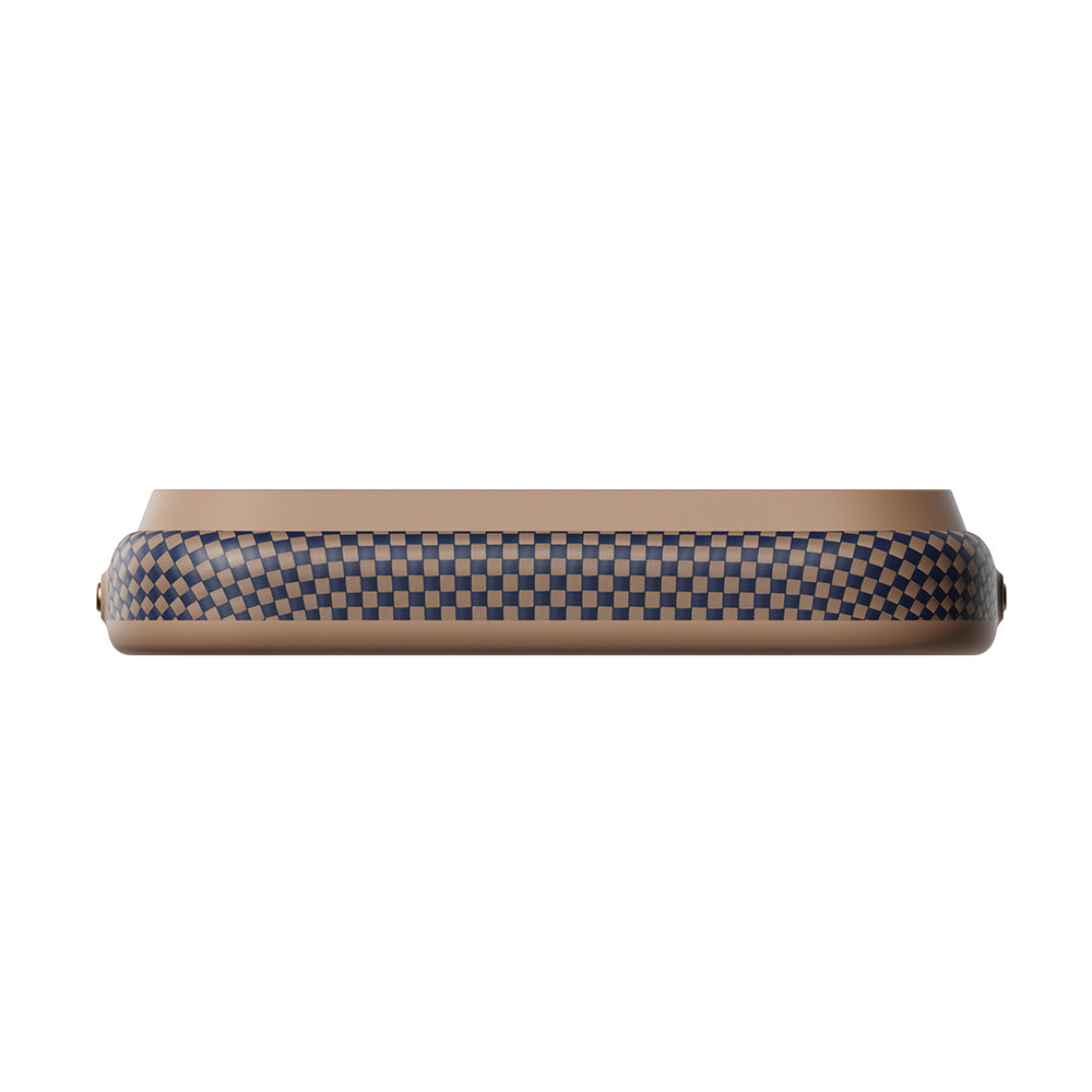 iPhone 18 Pro Kılıf M-safe Şarj Özellikli Pitaka Tactile Woven Sunset-Moonrise Aramid Serisi Summa Kılıf