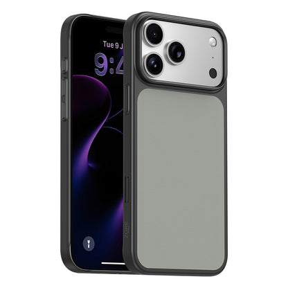 iPhone 18 Pro Kılıf M-Safe Şarj Özellikli PU Zore Paris Trexo Sert PC Kılıf