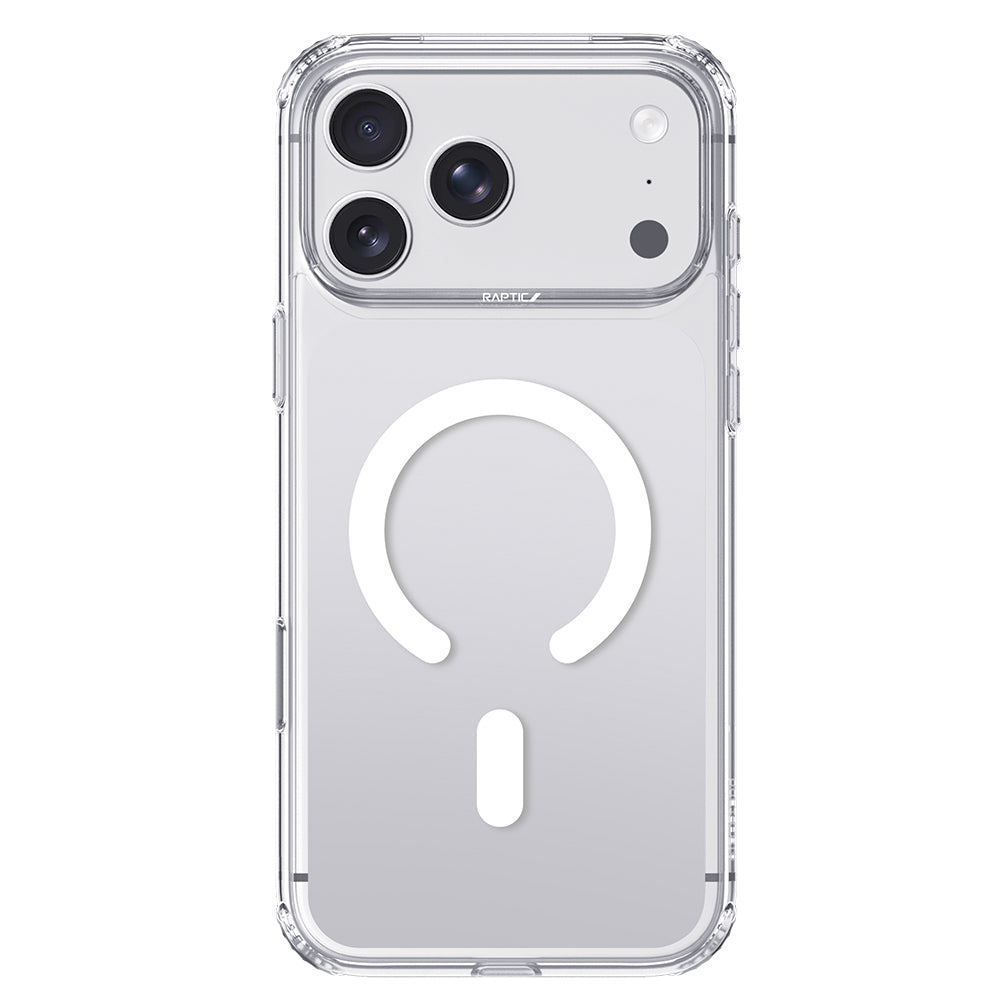 iPhone 18 Pro Kılıf M-Safe Şarj Özellikli Raptic Air Clear Serisi Airbagli Kılıf