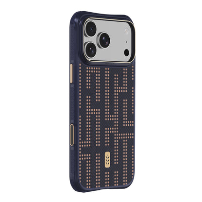 iPhone 18 Pro Kılıf M-safe Şarj Özellikli Raptic Aramid Dual Grid Serisi Karbon Kılıf