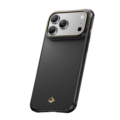 iPhone 18 Pro Kılıf M-safe Şarj Özellikli Raptic Aramid Dual Reynis Serisi Karbon Kılıf