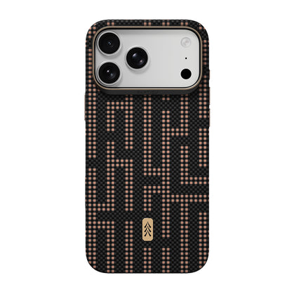 iPhone 18 Pro Kılıf M-safe Şarj Özellikli Raptic Aramid Dual Ultra Grid Serisi Karbon Kılıf
