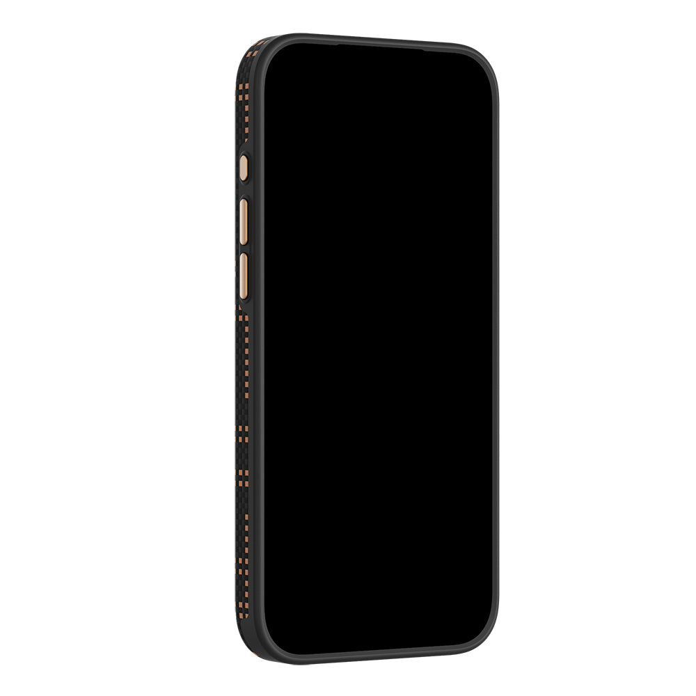 iPhone 18 Pro Kılıf M-safe Şarj Özellikli Raptic Aramid Dual Ultra Grid Serisi Karbon Kılıf