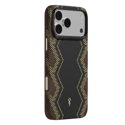 iPhone 18 Pro Kılıf M-safe Şarj Özellikli Raptic Aramid Dual Ultra Scepter Serisi Karbon Kılıf