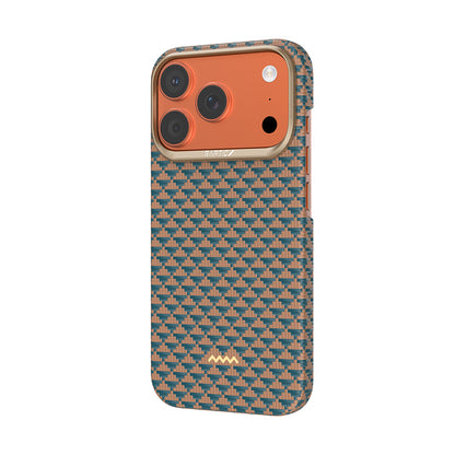 iPhone 18 Pro Kılıf M-safe Şarj Özellikli Raptic Aramid Skin Origin Serisi Karbon Kılıf