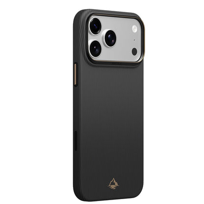 iPhone 18 Pro Kılıf M-safe Şarj Özellikli Raptic Aramid Skin Reynis Serisi Karbon Kılıf
