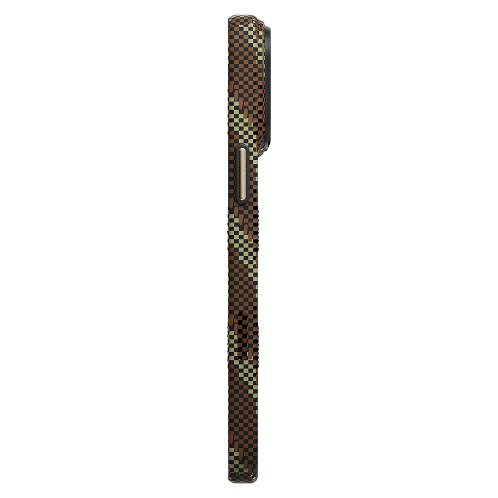 iPhone 18 Pro Kılıf M-safe Şarj Özellikli Raptic Aramid Skin Scepter Serisi Karbon Kılıf