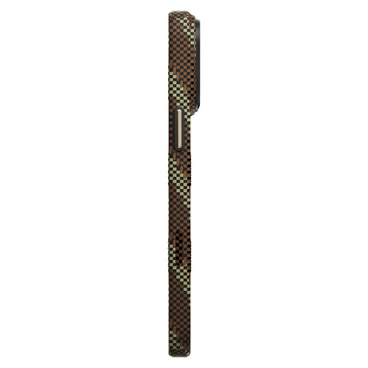 iPhone 18 Pro Kılıf M-safe Şarj Özellikli Raptic Aramid Skin Scepter Serisi Karbon Kılıf
