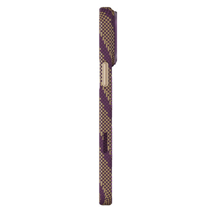 iPhone 18 Pro Kılıf M-safe Şarj Özellikli Raptic Aramid Skin Scepter Serisi Karbon Kılıf