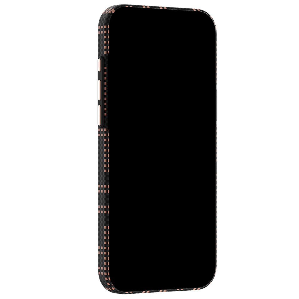 iPhone 18 Pro Kılıf M-safe Şarj Özellikli Raptic Aramid Skin Serisi Karbon Kılıf