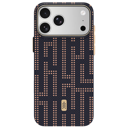 iPhone 18 Pro Kılıf M-safe Şarj Özellikli Raptic Aramid Skin Serisi Karbon Kılıf