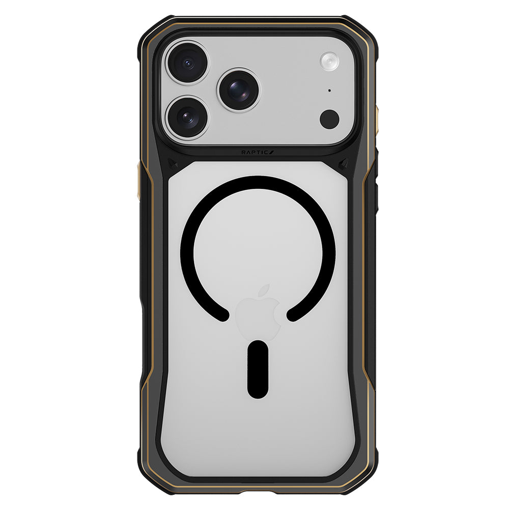 iPhone 18 Pro Kılıf M-Safe Şarj Özellikli Raptic Shield Evo Serisi Airbagli Kılıf