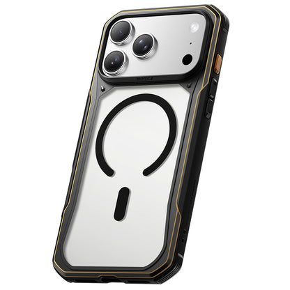 iPhone 18 Pro Kılıf M-Safe Şarj Özellikli Raptic Shield Evo Serisi Airbagli Kılıf
