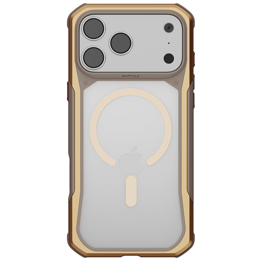 iPhone 18 Pro Kılıf M-Safe Şarj Özellikli Raptic Shield Evo Serisi Airbagli Kılıf