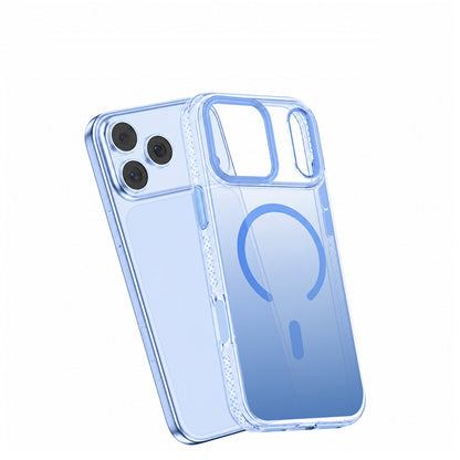 iPhone 18 Pro Kılıf M-safe Şarj Özellikli Sararmaya Karşı Dayanıklı Mutural Icesense Serisi Kılıf