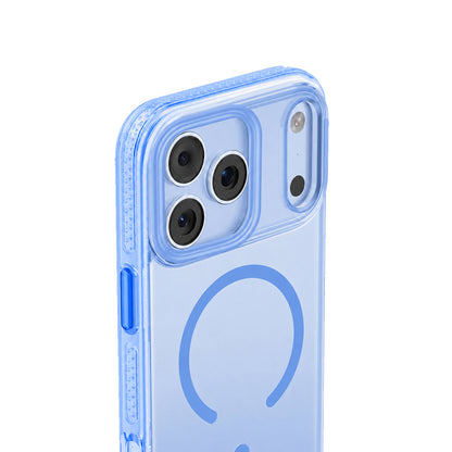 iPhone 18 Pro Kılıf M-safe Şarj Özellikli Sararmaya Karşı Dayanıklı Mutural Icesense Serisi Kılıf