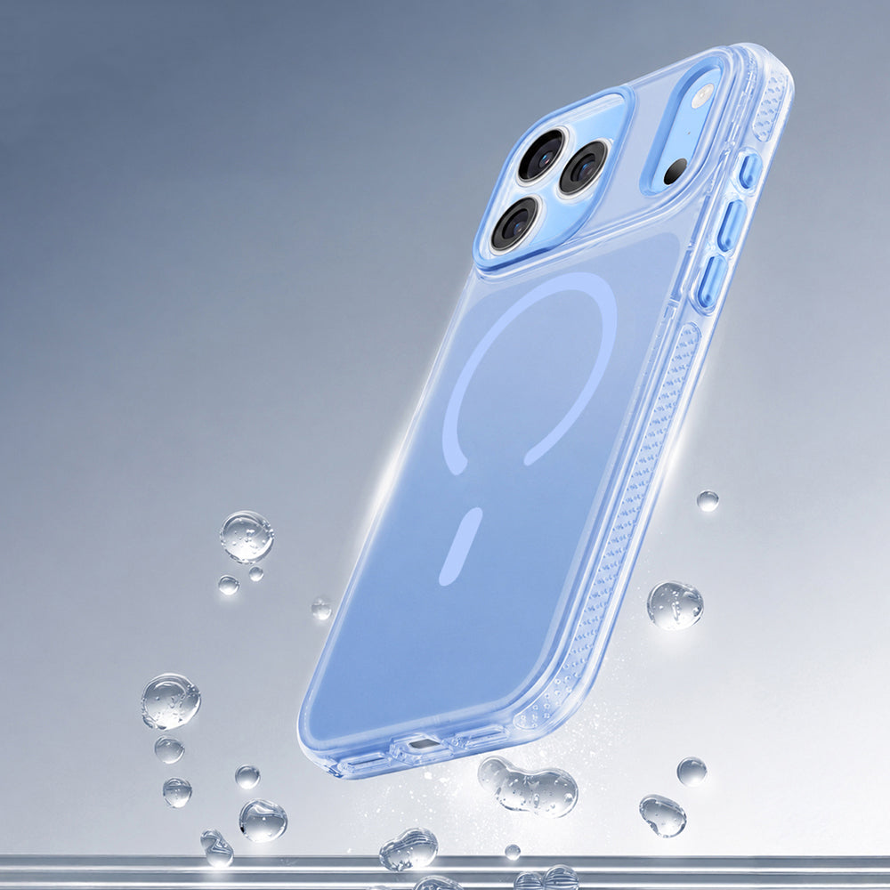 iPhone 18 Pro Kılıf M-safe Şarj Özellikli Sararmaya Karşı Dayanıklı Mutural Icesense Serisi Kılıf