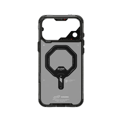 iPhone 18 Pro Kılıf M-safe Şarj Özellikli Şeffaf Airbag Tasarımlı Skinarma Saido Mag-Charge Kılıf