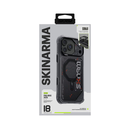 iPhone 18 Pro Kılıf M-safe Şarj Özellikli Skinarma Sonar Kılıf