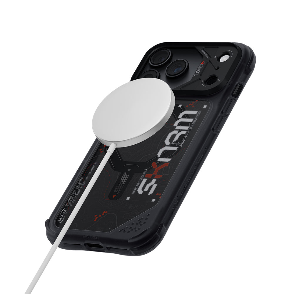 iPhone 18 Pro Kılıf M-safe Şarj Özellikli Skinarma Sonar Kılıf