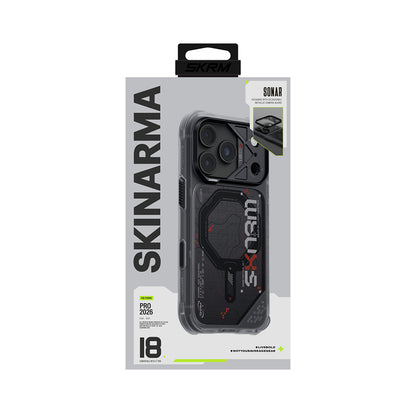 iPhone 18 Pro Kılıf M-safe Şarj Özellikli Skinarma Sonar Kılıf