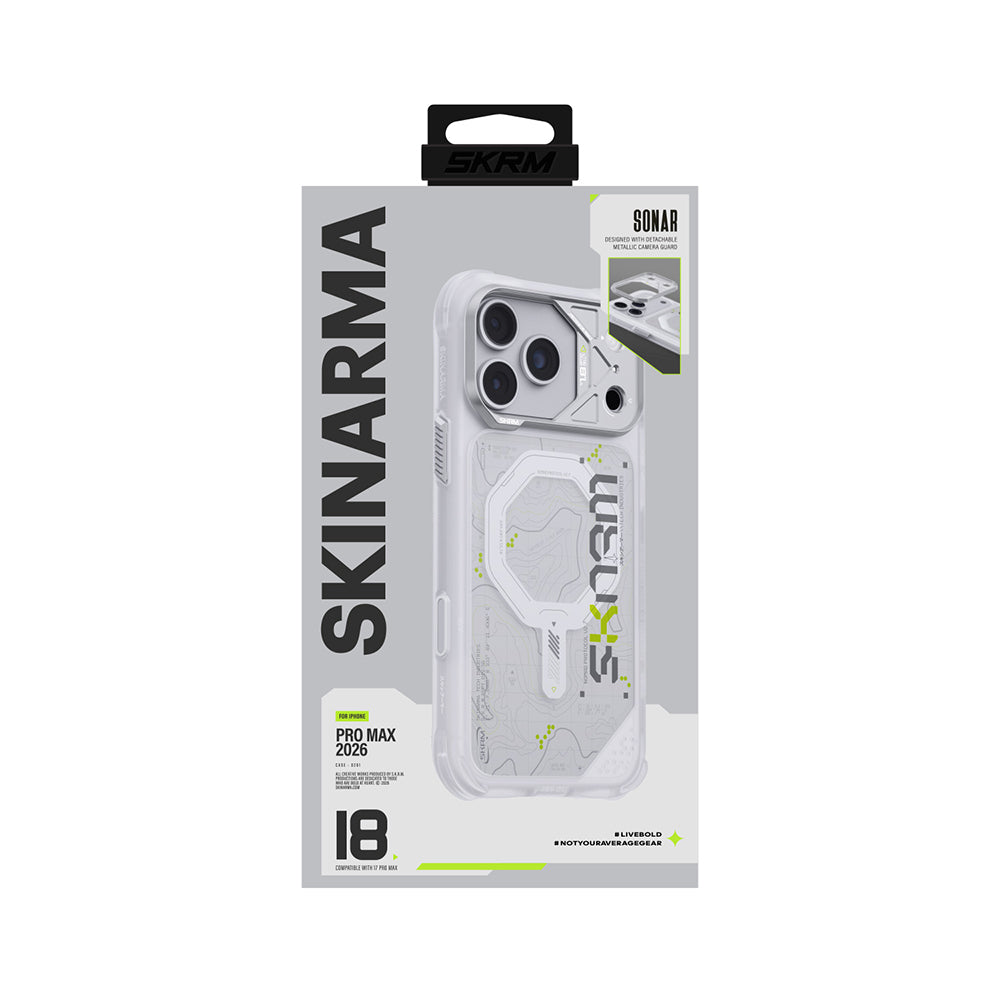 iPhone 18 Pro Kılıf M-safe Şarj Özellikli Skinarma Sonar Kılıf