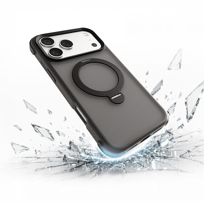 iPhone 18 Pro Kılıf M-safe Şarj Özellikli Standlı Lenyes Eclat Kılıf