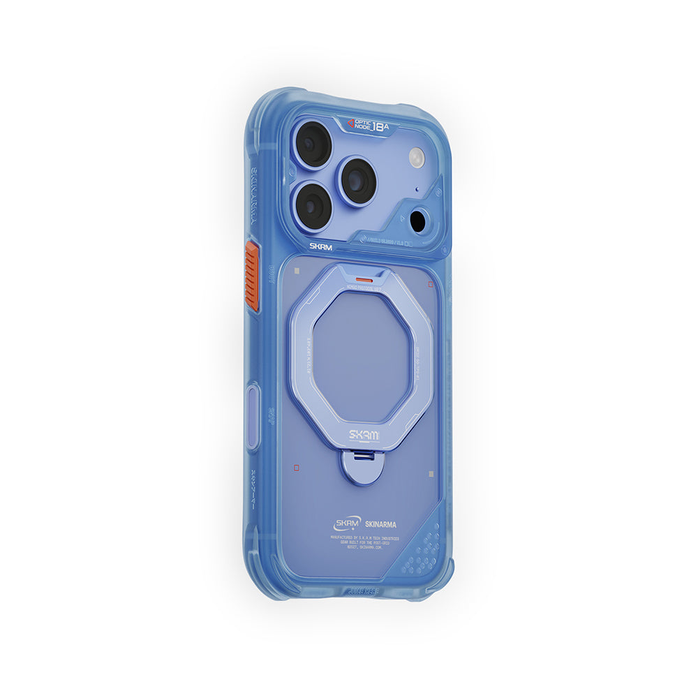 iPhone 18 Pro Kılıf M-safe Şarj Özellikli Standlı Skinarma Saturn Kılıf