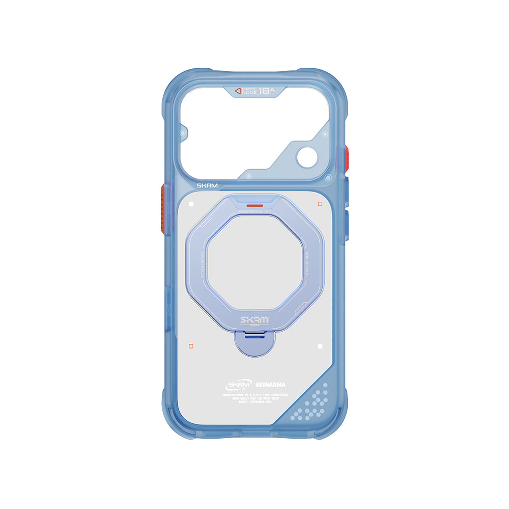 iPhone 18 Pro Kılıf M-safe Şarj Özellikli Standlı Skinarma Saturn Kılıf