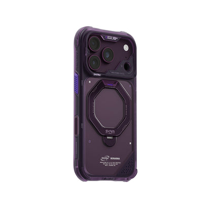 iPhone 18 Pro Kılıf M-safe Şarj Özellikli Standlı Skinarma Saturn Kılıf
