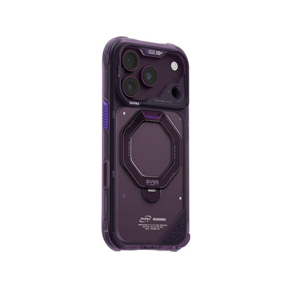 iPhone 18 Pro Kılıf M-safe Şarj Özellikli Standlı Skinarma Saturn Kılıf