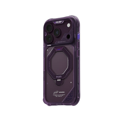 iPhone 18 Pro Kılıf M-safe Şarj Özellikli Standlı Skinarma Saturn Kılıf