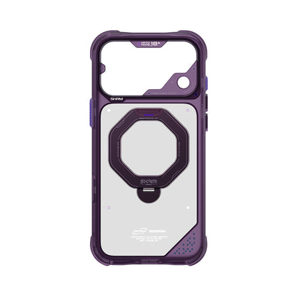 iPhone 18 Pro Kılıf M-safe Şarj Özellikli Standlı Skinarma Saturn Kılıf