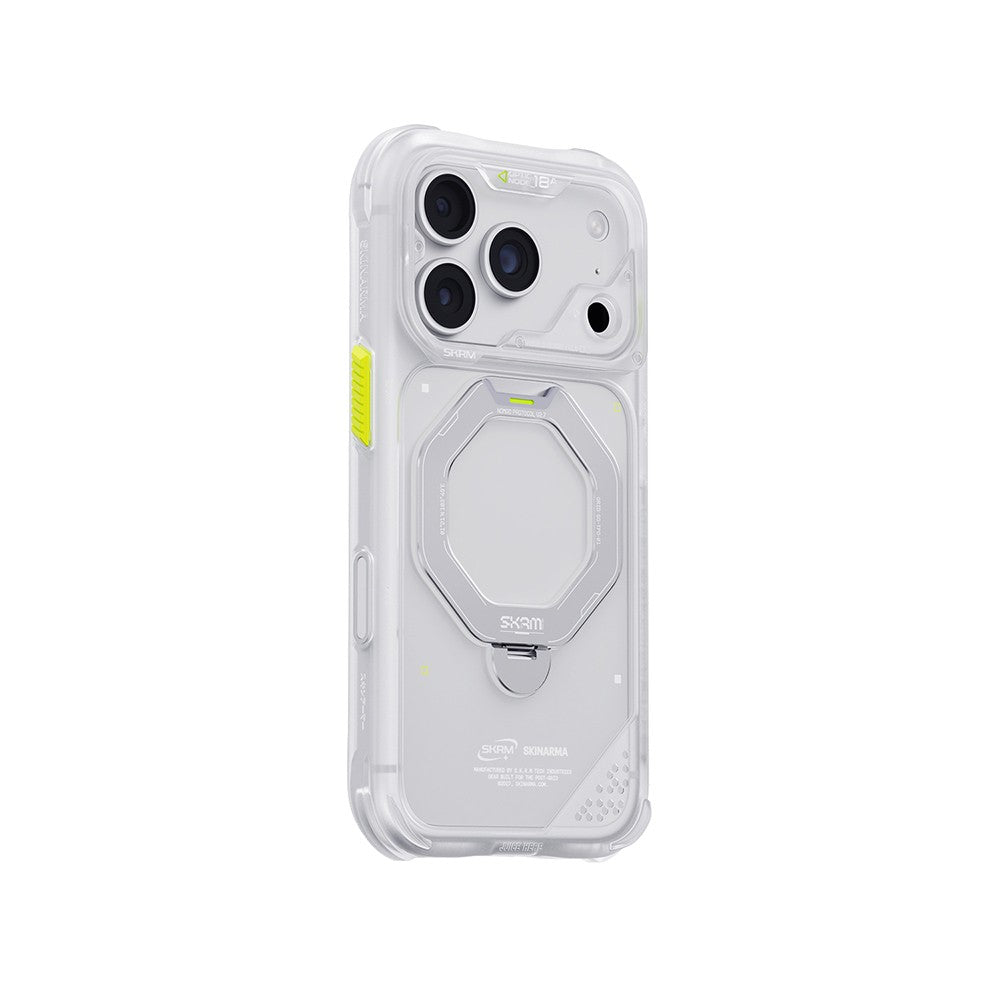 iPhone 18 Pro Kılıf M-safe Şarj Özellikli Standlı Skinarma Saturn Kılıf