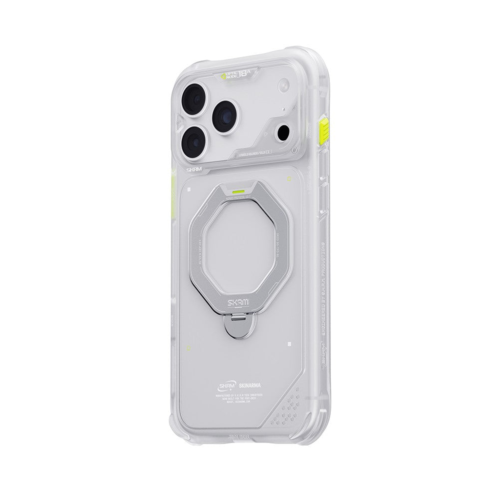 iPhone 18 Pro Kılıf M-safe Şarj Özellikli Standlı Skinarma Saturn Kılıf