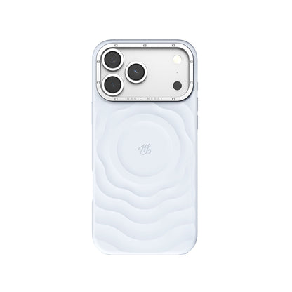 iPhone 18 Pro Kılıf M-safe Şarj Özellikli Wiwu Magic Merry Blossom Drift Serisi Kılıf