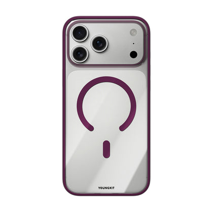iPhone 18 Pro Kılıf M-safe Şarj Özellikli Youngkit Clear Serisi Kılıf
