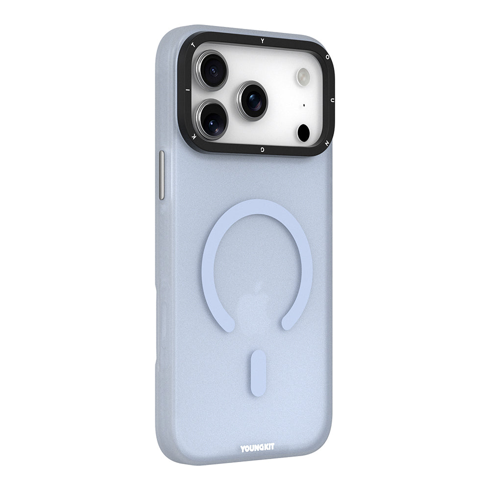 iPhone 18 Pro Kılıf M-safe Şarj Özellikli Youngkit Hidden Sand Serisi Kılıf