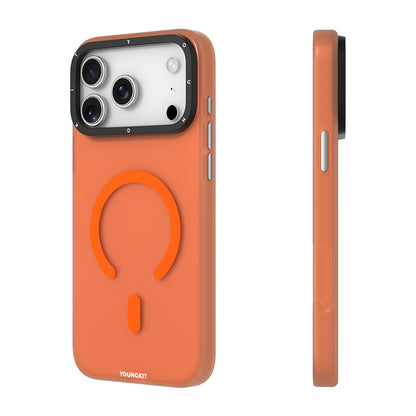 iPhone 18 Pro Kılıf M-safe Şarj Özellikli Youngkit Hidden Sand Serisi Kılıf